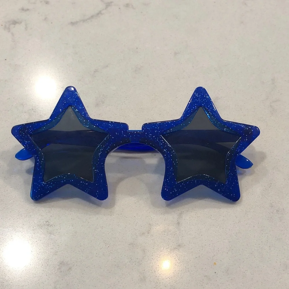 Star-Shaped Blue Sunglasses